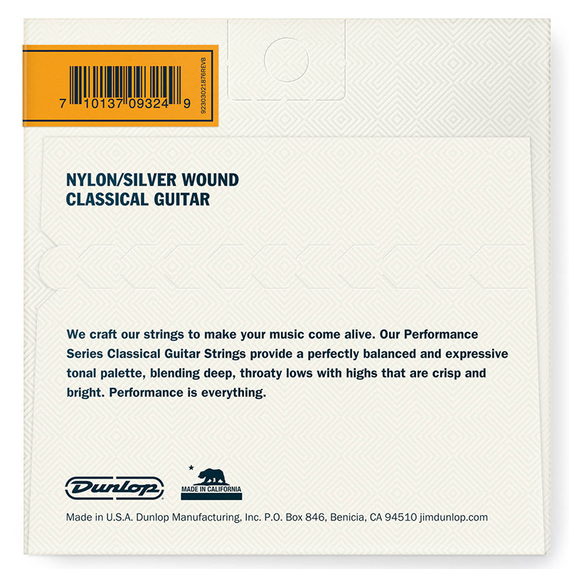 DUNLOP DCV100NB NORMAL TENSION BALL END CLASSICAL GUITAR STRINGS Струни для класичної гітари