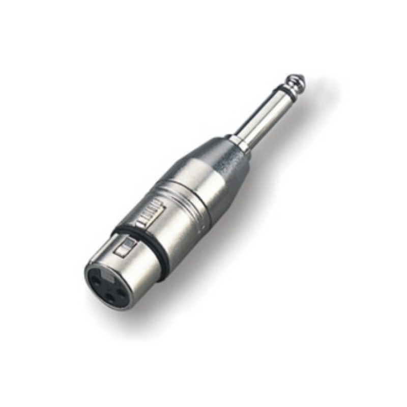Перехідник Roxtone RA014 XLR female (мама) - Jack 6.3 mono male (тато)
