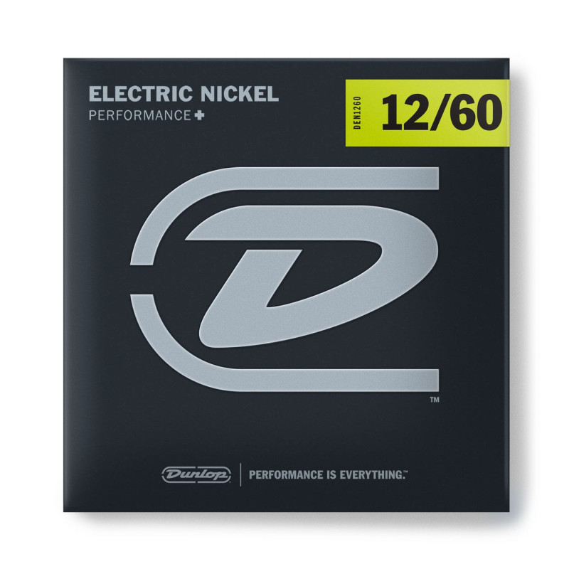 DUNLOP DEN1260 NICKEL WOUND ELECTRIC GUITAR STRINGS (12-60) Струны для электрогитары