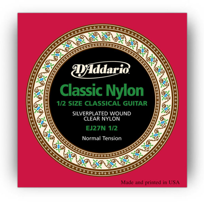 D’ADDARIO EJ27N 1/2 STUDENT CLASSICS NORMAL TENSION 1/2 Струны для классической гитары