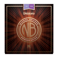 D'ADDARIO NB1152 NICKEL BRONZE CUSTOM LIGHT (11-52) Струни для акустичної гітари