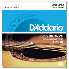D'ADDARIO EZ910 85/15 BRONZE LIGHT (11-52) Струни для акустичної гітари