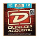 DUNLOP DAB1254 80/20 BRONZE ACOUSTIC GUITAR STRINGS (12-54) Струны для акустической гитары