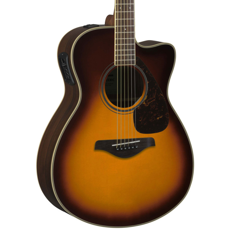 YAMAHA FSX830C (Brown Sunburst) Електро-акустична гітара