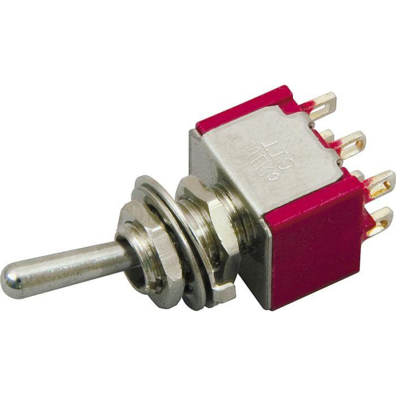 DIMARZIO EP1108 DPDT MINI SWITCH - 3 POSITION (ON/ON/ON)