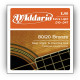 D'ADDARIO EJ10 80/20 BRONZE EXTRA LIGHT (10-47) Струни для акустичної гітари