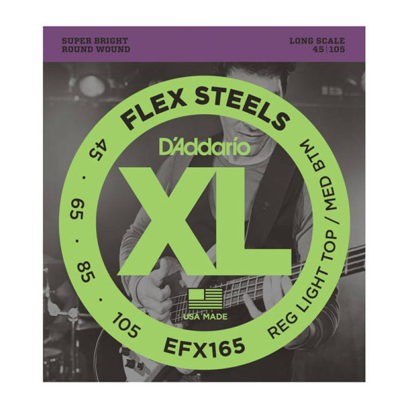 D'ADDARIO EFX165 Струни для бас-гітари