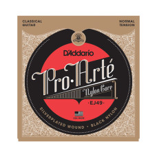 D'ADDARIO EJ49 PRO-ARTE BLACK NYLON NORMAL TENSION Струни для класичної гітари