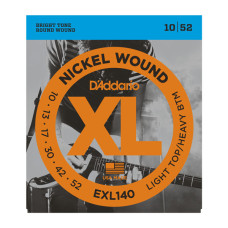 D'ADDARIO EXL140 XL NICKEL WOUND LIGHT TOP / HEAVY BOTTOM (10-52) Струни для електрогітари
