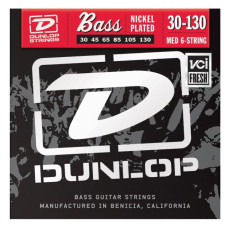 DUNLOP DBN30130 NICKEL WOUND BASS STRINGS 30-130 | 6-STRING Струны для бас-гитары