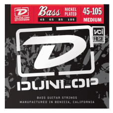 DUNLOP DBN45105 NICKEL WOUND MEDIUM 45-105 Струны для бас-гитары