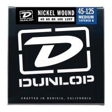 DUNLOP DBN45125T NICKEL PLATED STEEL MEDIUM 5-STRING TAPERED B (45-125) Струни для бас-гітари