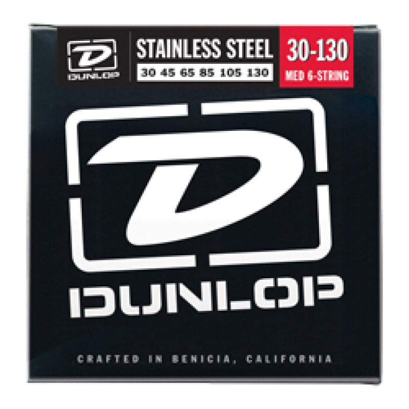 DUNLOP DBS30130 STAINLESS STEEL BASS 6-STRING (30-130) Струны для бас-гитары