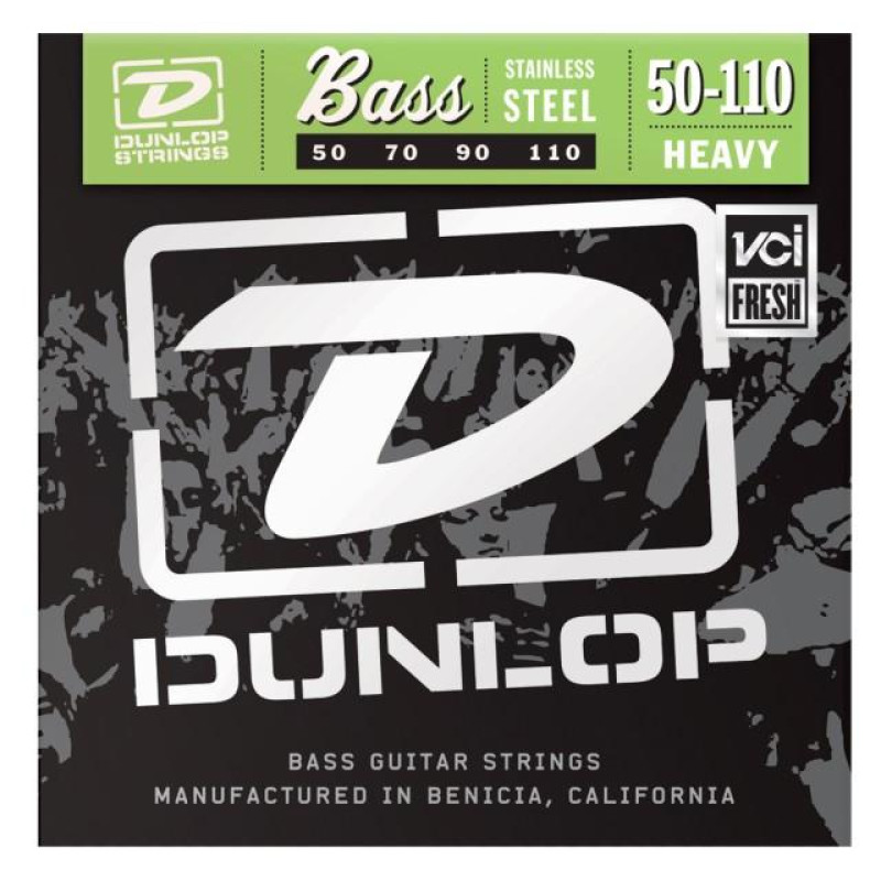 DUNLOP DBS50110 STAINLESS STEEL HEAVY 50-110 Струны для бас-гитары