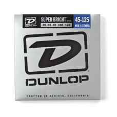 DUNLOP DBSBS45125 SUPER BRIGHT STEEL (45-125) Струны для бас-гитары