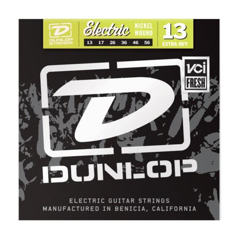 DUNLOP DEN1356 NICKEL WOUND ELECTRIC GUITAR STRINGS (13-56) Струны для электрогитары