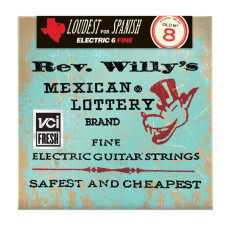 DUNLOP RWN0840 STRING LAB SERIES BILLY GIBBONS GUITAR STRING (08-40) Струни для електрогітари