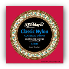 D'ADDARIO EJ27H STUDENT CLASSICS HARD TENSION Струни для класичної гітари