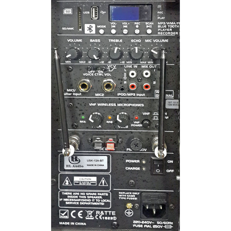 HL-AUDIO USK15A BT/USB Акустична система