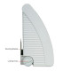YAMAHA NS-AW592 (White) Акустична система трансляційна