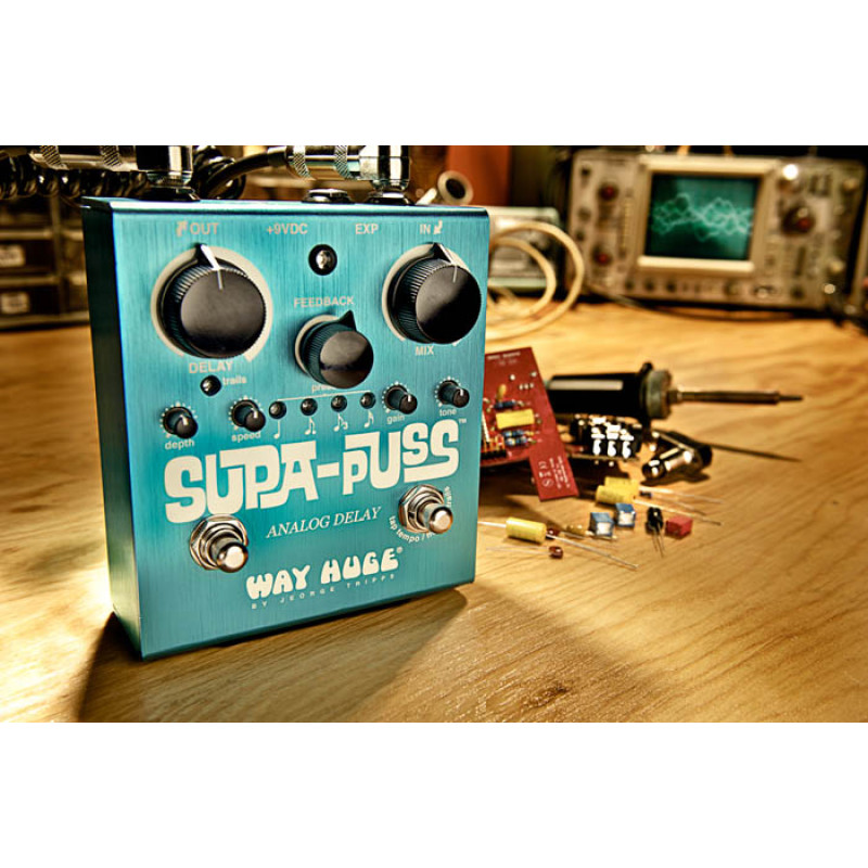 WAY HUGE SUPA-PUSS ANALOG DELAY Педаль ефектів