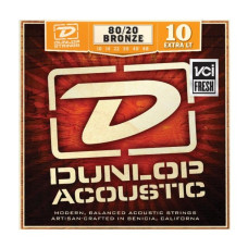 DUNLOP DAB1048 80/20 BRONZE ACOUSTIC GUITAR STRINGS (10-48) Струни для акустичної гітари