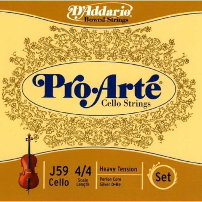 D'ADDARIO J59 4/4H Струны для виолончели