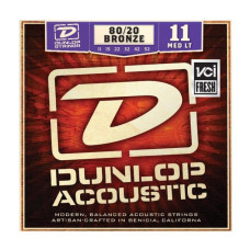 DUNLOP DAB1152 80/20 BRONZE ACOUSTIC GUITAR STRINGS (11-52) Струни для акустичної гітари